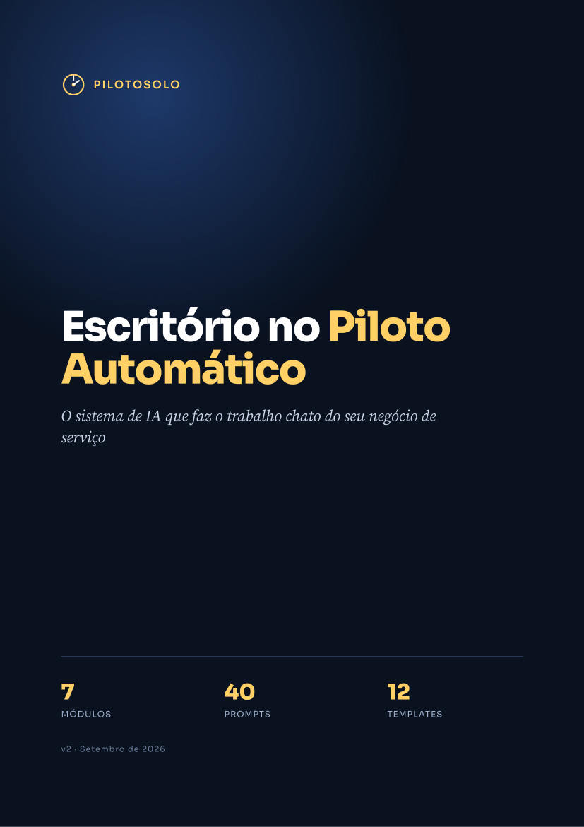 Capa do guia Escritório no Piloto Automático